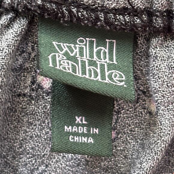 Wild Fable smocked off-shoulder floral crop top XL - Picture 3 of 4